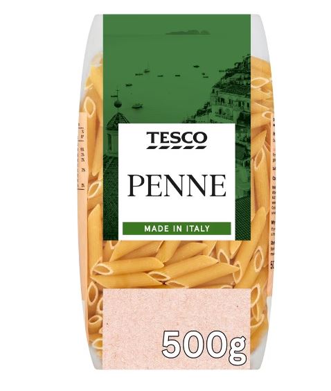 Tesco Penne Pasta Quills 500G