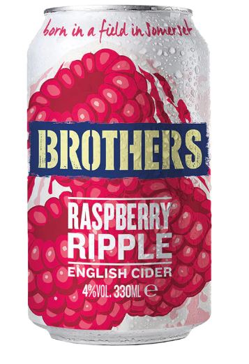 WSO - Brothers Raspberry Ripple cider 10 x 330ml