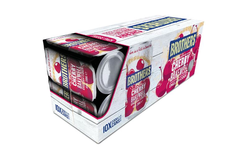 WSO - Brothers Cherry Bakewell Cider 10 x 330ml