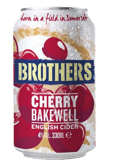 WSO - Brothers Cherry Bakewell Cider 4 x 6 Pack x 330ml