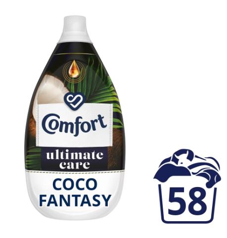 Comfort Ultimate Care Coco Fantasy Fabric Conditioner 58W 870ml