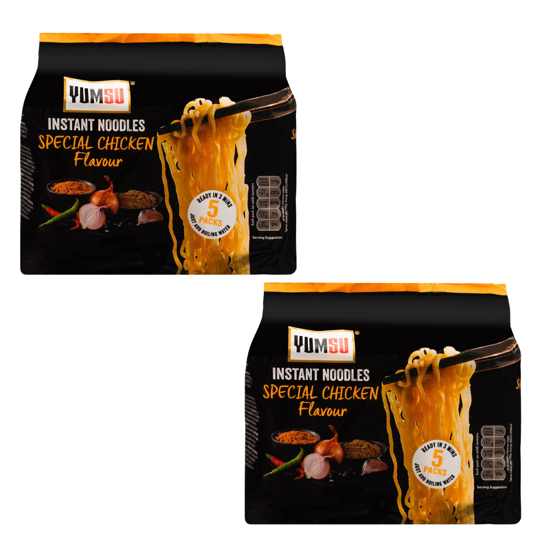 Yumsu Instant Noodles Special Chicken Flavour 70g 1x10pks