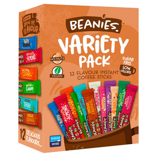 WSO - Beanies 12 Barista Collection Flavour Variety Pack 1x 6