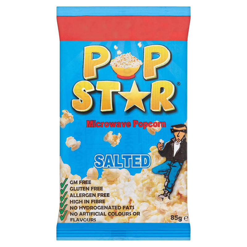 Pop Star Microwave Popcorn - Salted