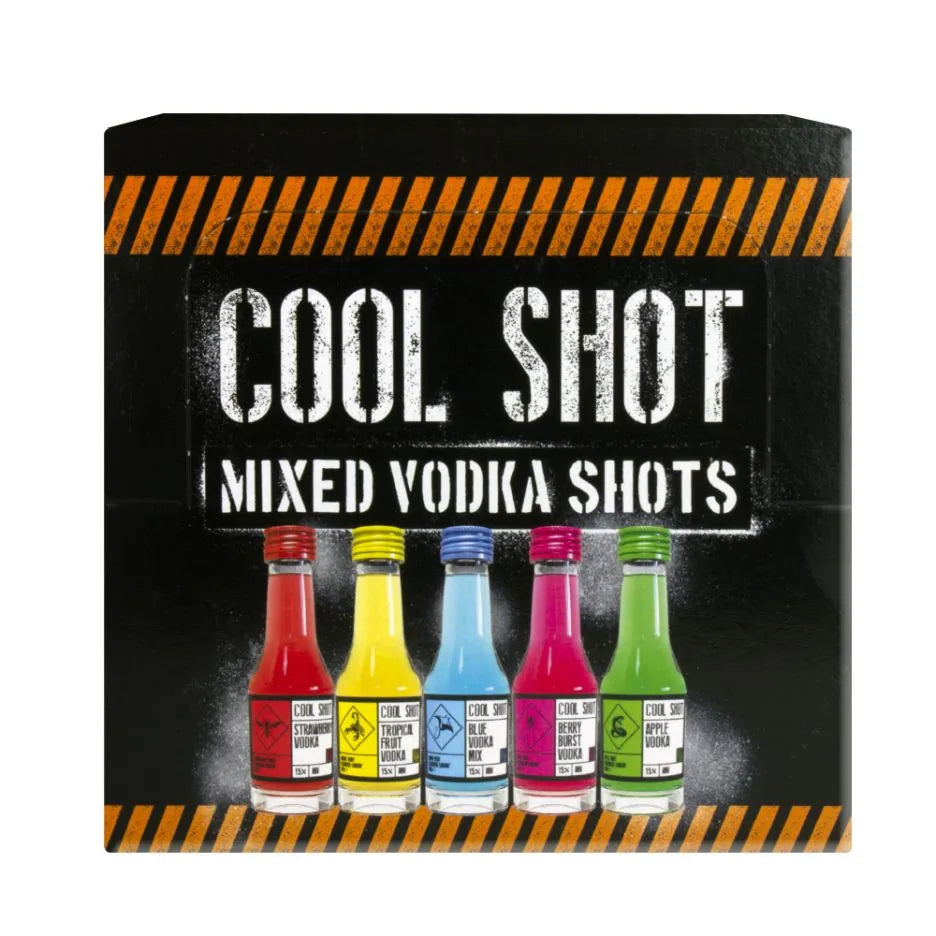 WSO - Cool Shot Vodka Spirit Shots 25x 2cl