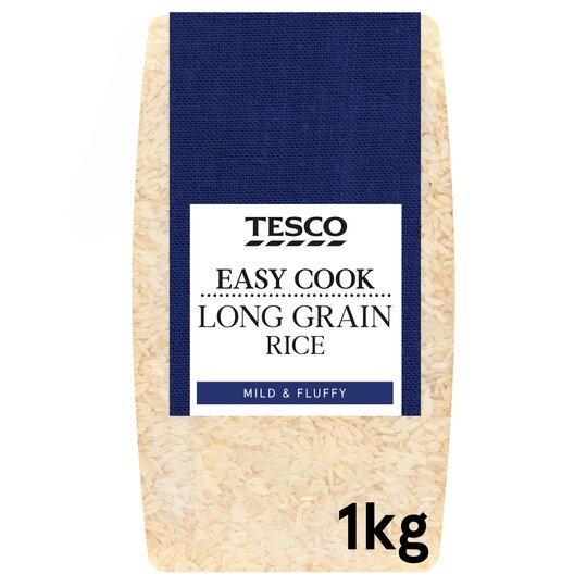 WSO - Tesco Easy Cook Long Grain Rice 1Kg 1X12