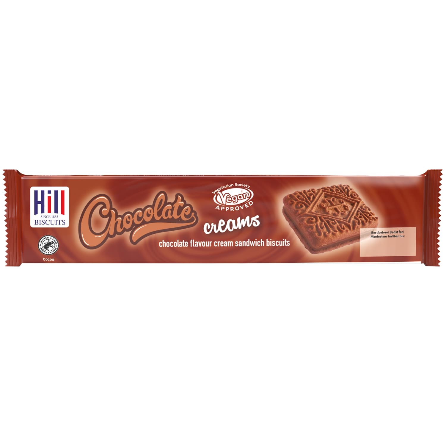 WSO - Hill Chocolate Cream Biscuit 150g 1X12