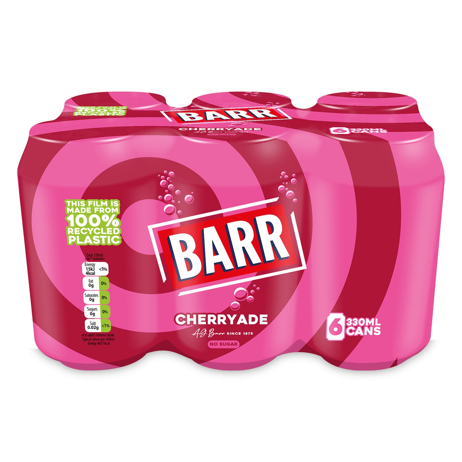 Barr Cherryade Cans 6 X 330ml