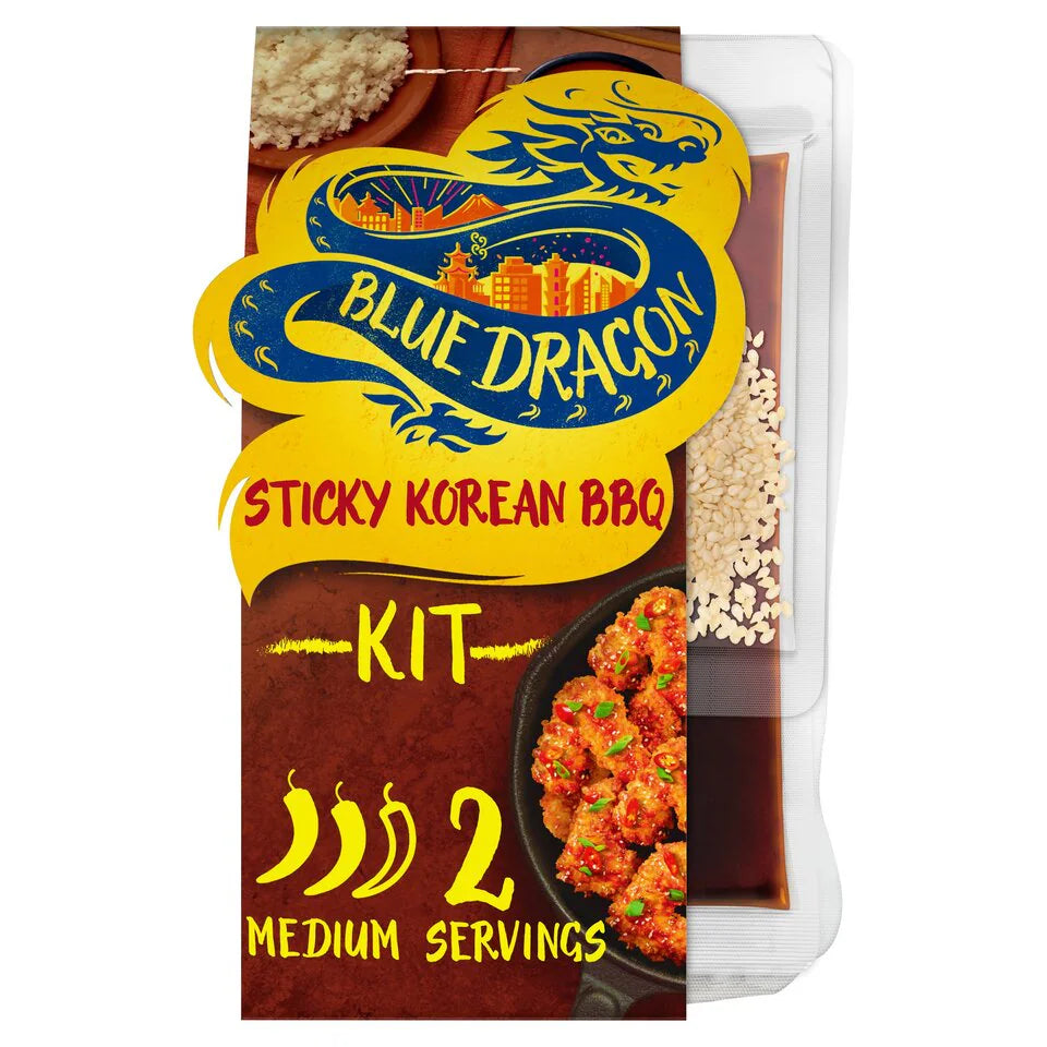 WSO - Blue Dragon Sticky Korean Bbq Meal Kit 222G 1X4