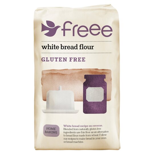 WSO -  Doves Farm Gluten Free White Bread Flour 1Kg 1x6
