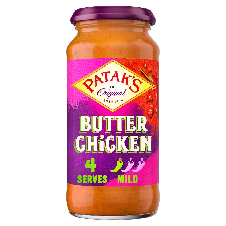 Pataks Butter Chicken Cooking Sauce 450G (2Pack)