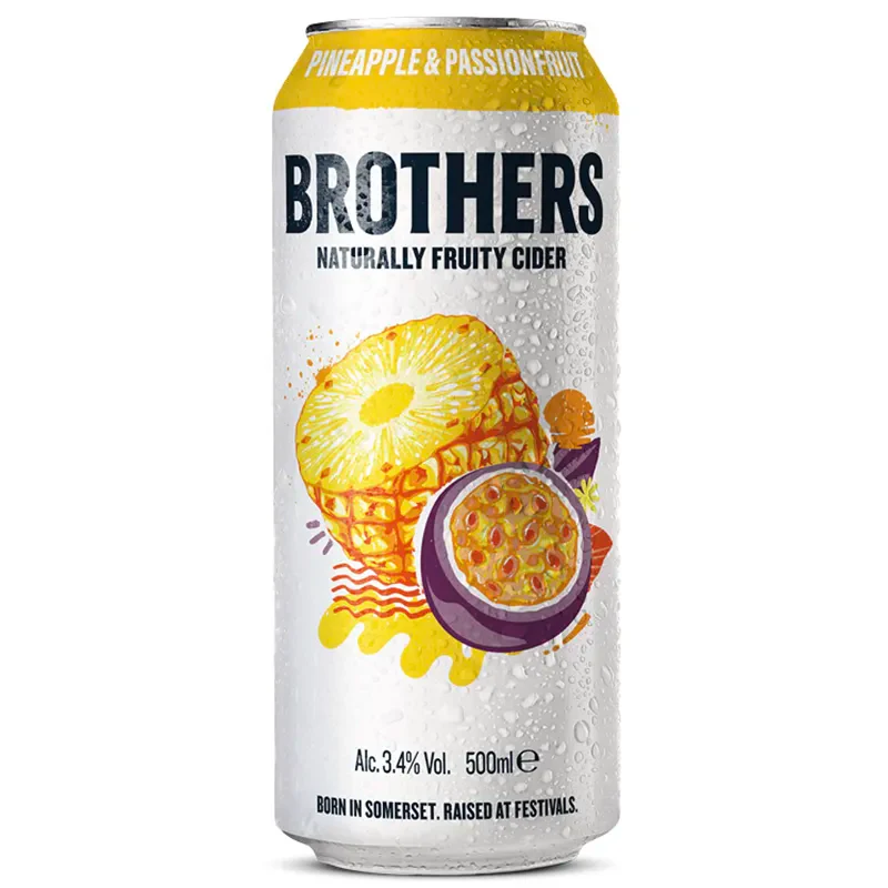 WSO - Brothers Pineapple & Passionfruit Cider 24 x 500ml