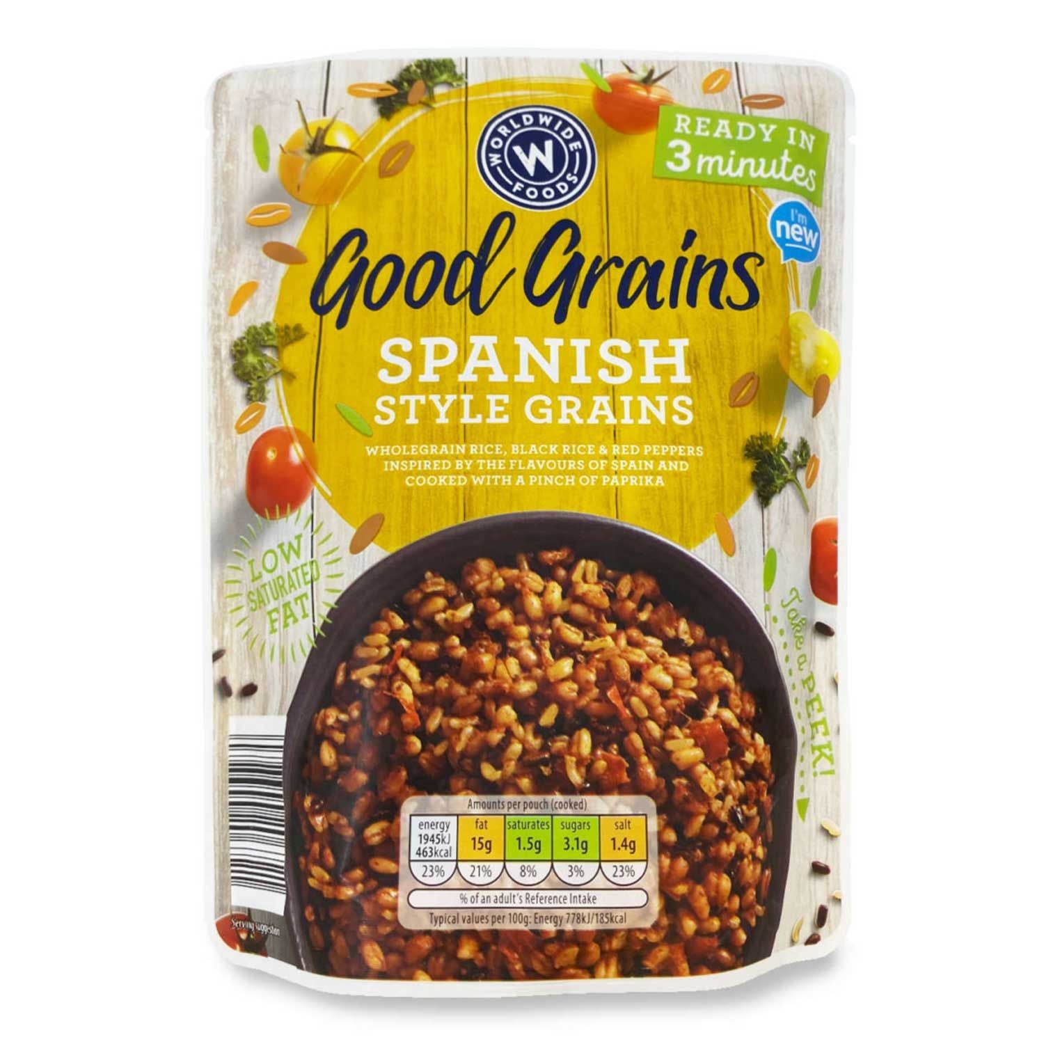 Good Grains Spanish Style Grains Wholegrain Rice 250g