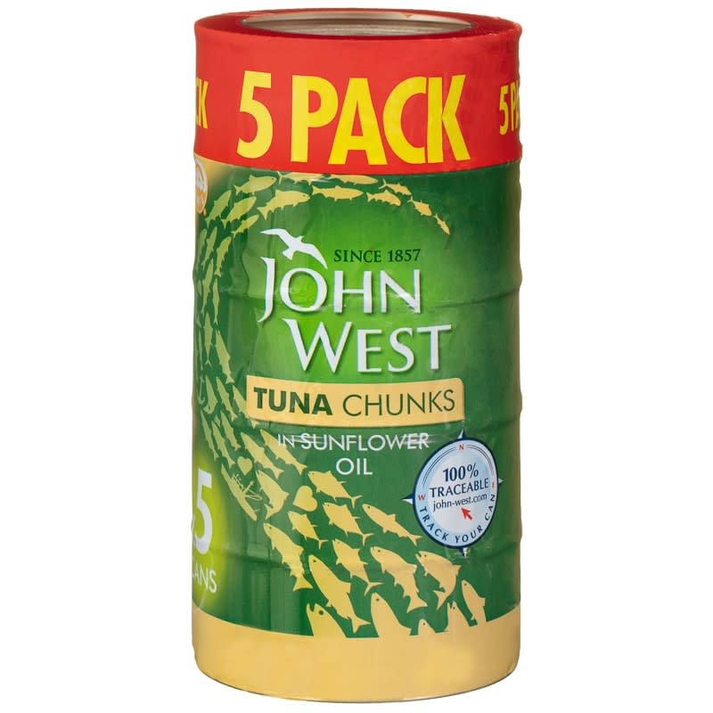 John West Tuna Chunks in Sunflower Oil