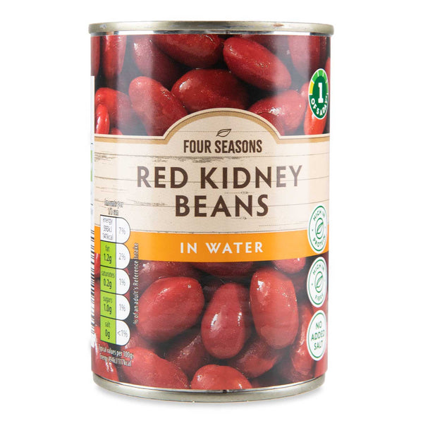 Four Seasons Red Kidney Beans In Water 400g (240g Drained)