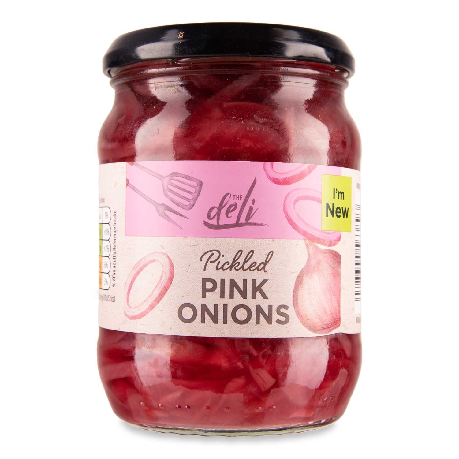 The Deli Pickled Pink Onions 340g (156g Drained)