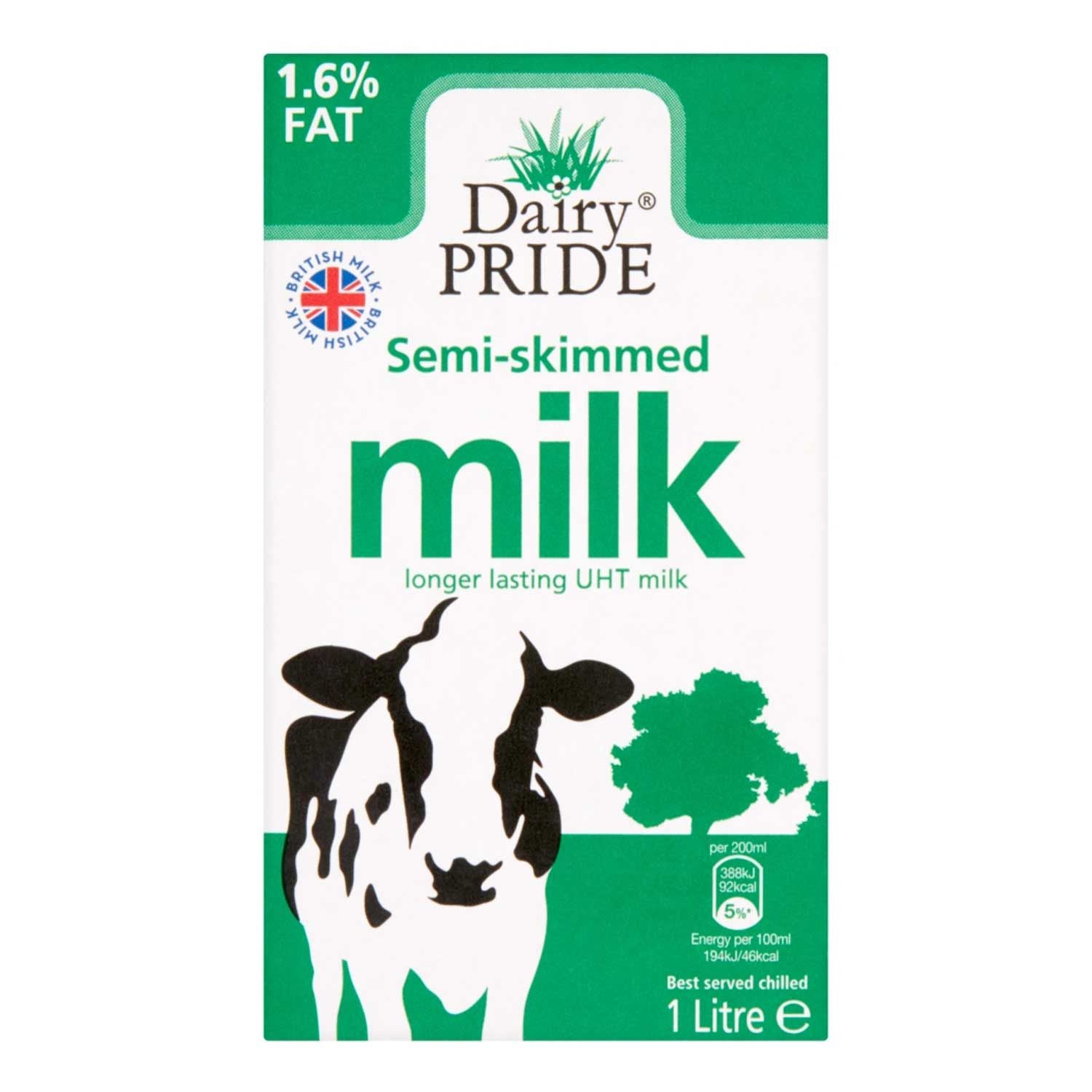 Dairy Pride Semi-skimmed Milk 1l