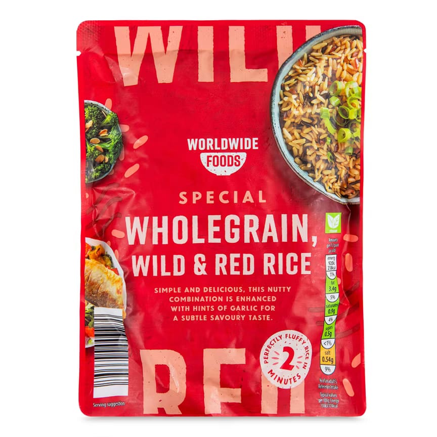 Worldwide Foods Special Wholegrain, Wild & Red Rice Pouch