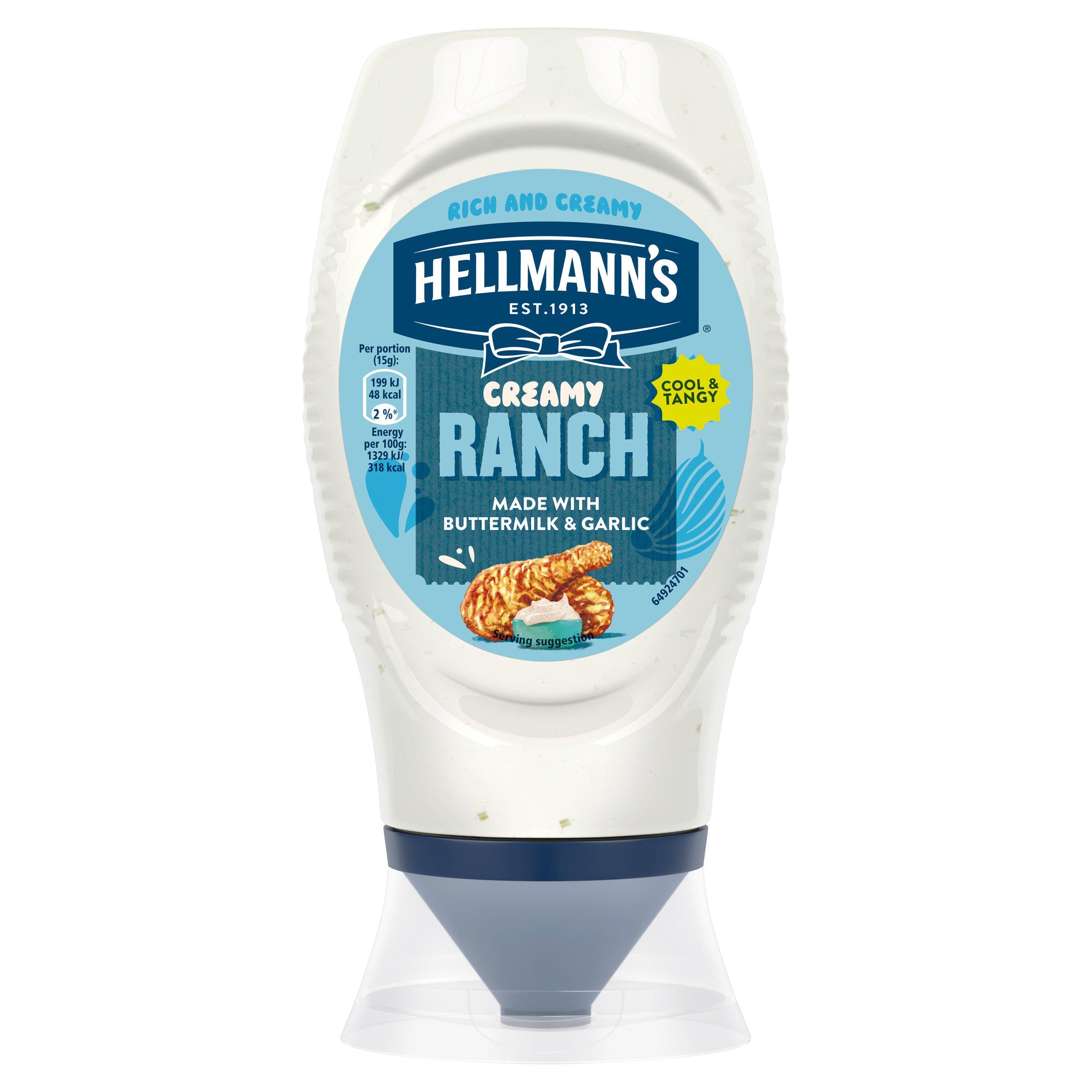 Hellmann's Creamy Ranch Mayo Sauce 245g