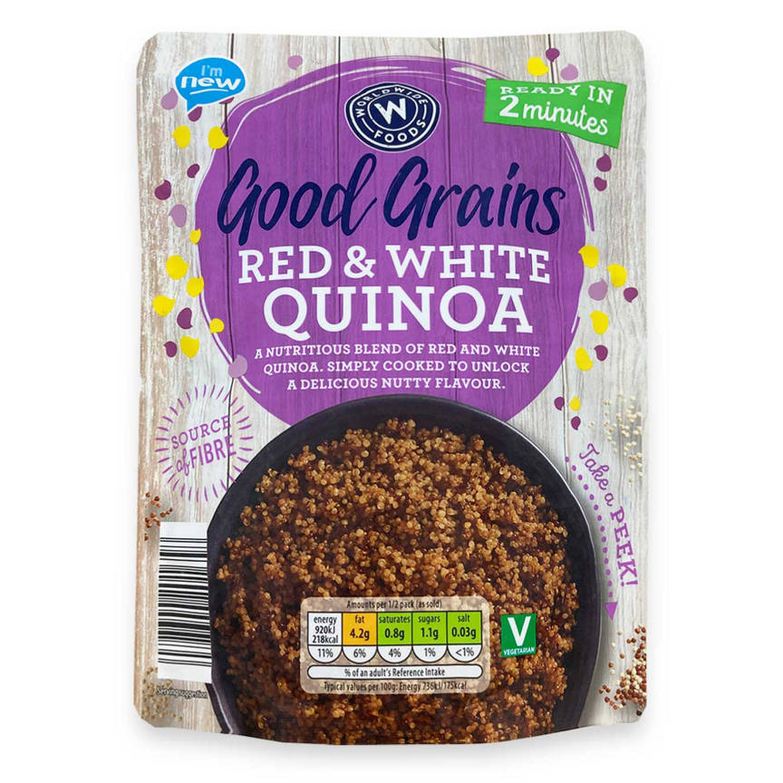 Worldwide Foods Red & White Quinoa Pouch