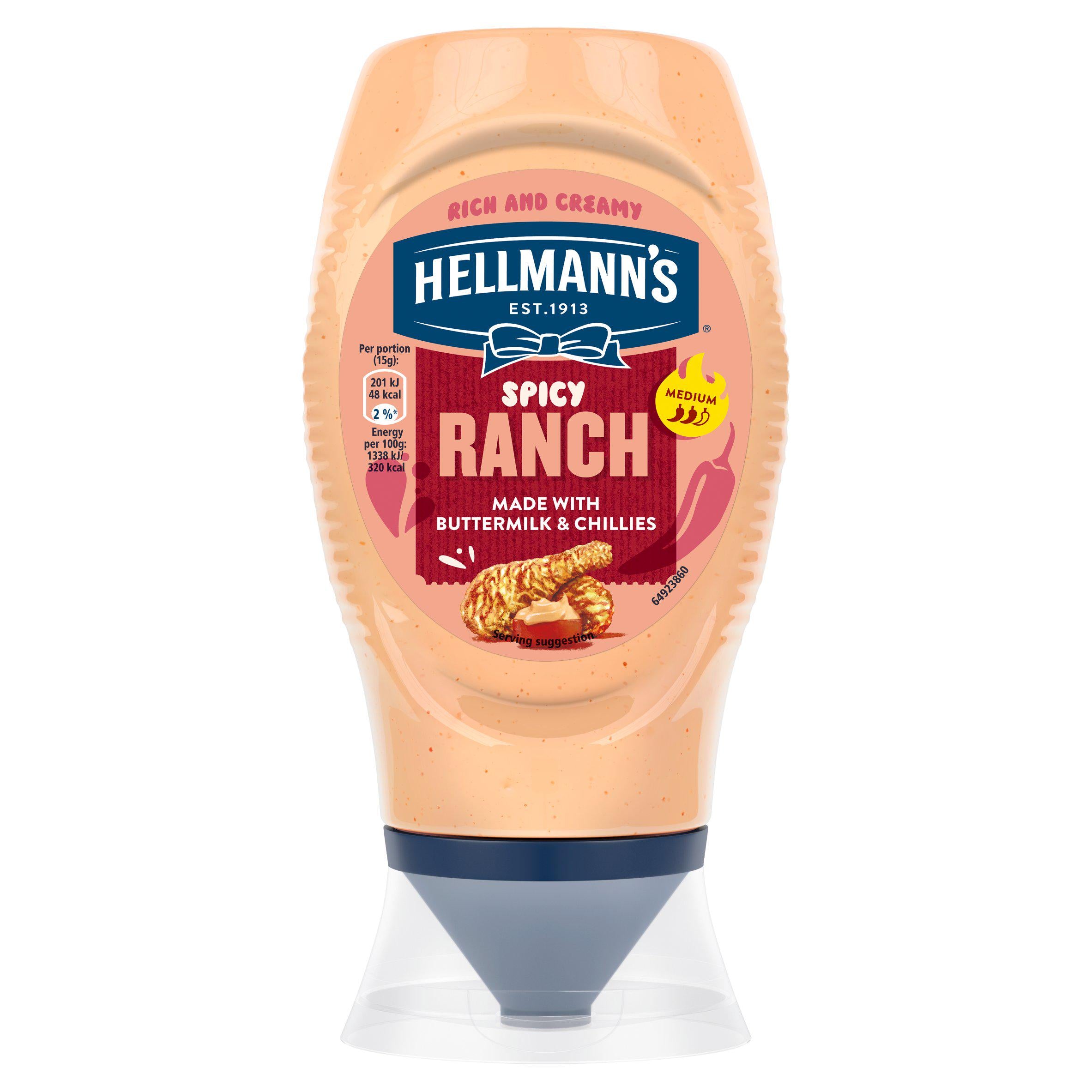 Hellmann's Spicy Ranch Mayo Sauce 245g
