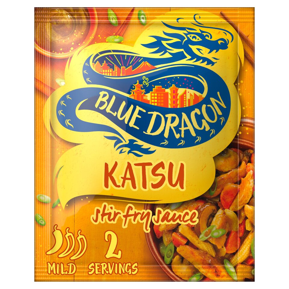 WSO - Blue Dragon Aromatic Katsu Stir Fry Sauce 120G 1x12