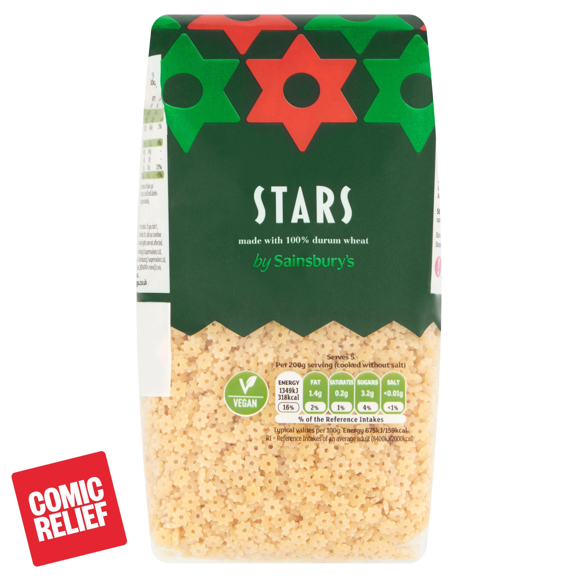 Sainsbury's Stars Pasta 500g