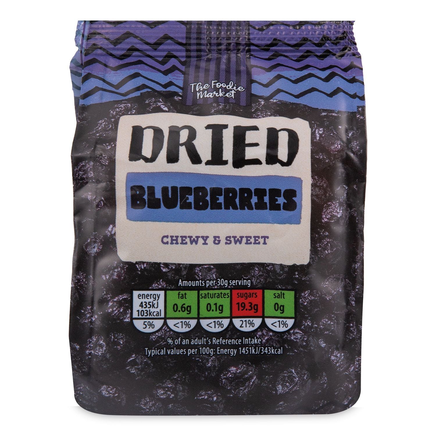 The Foodie Market Dried Blueberries 100g