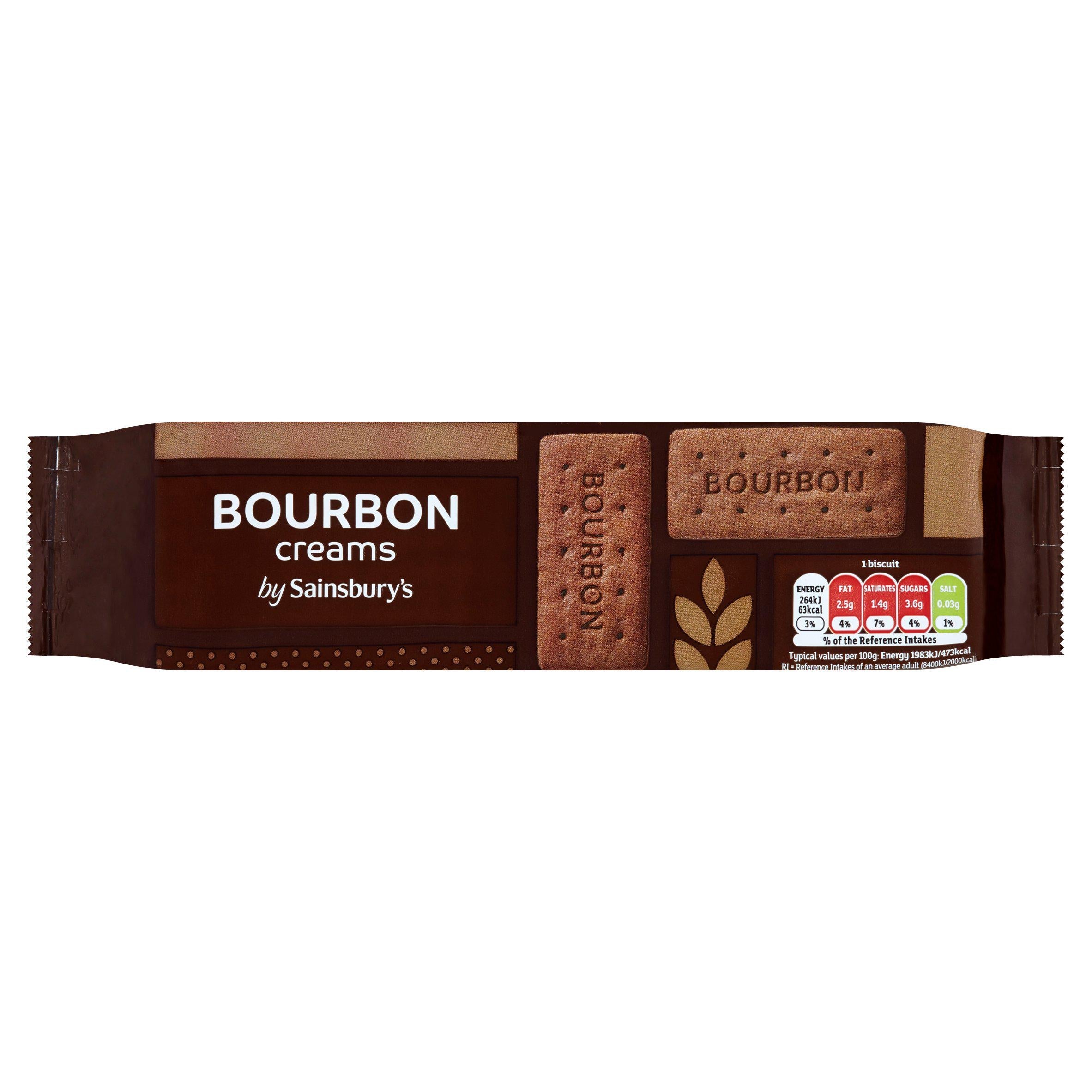 WSO -Sainsbury's Bourbon Cream Biscuits 200g 1x10