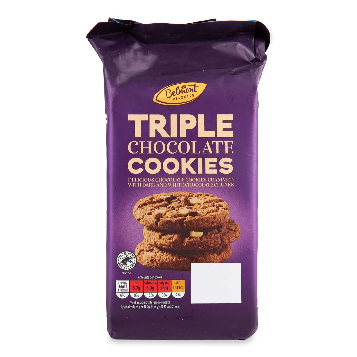 Belmont Triple Chocolate Cookies 200g