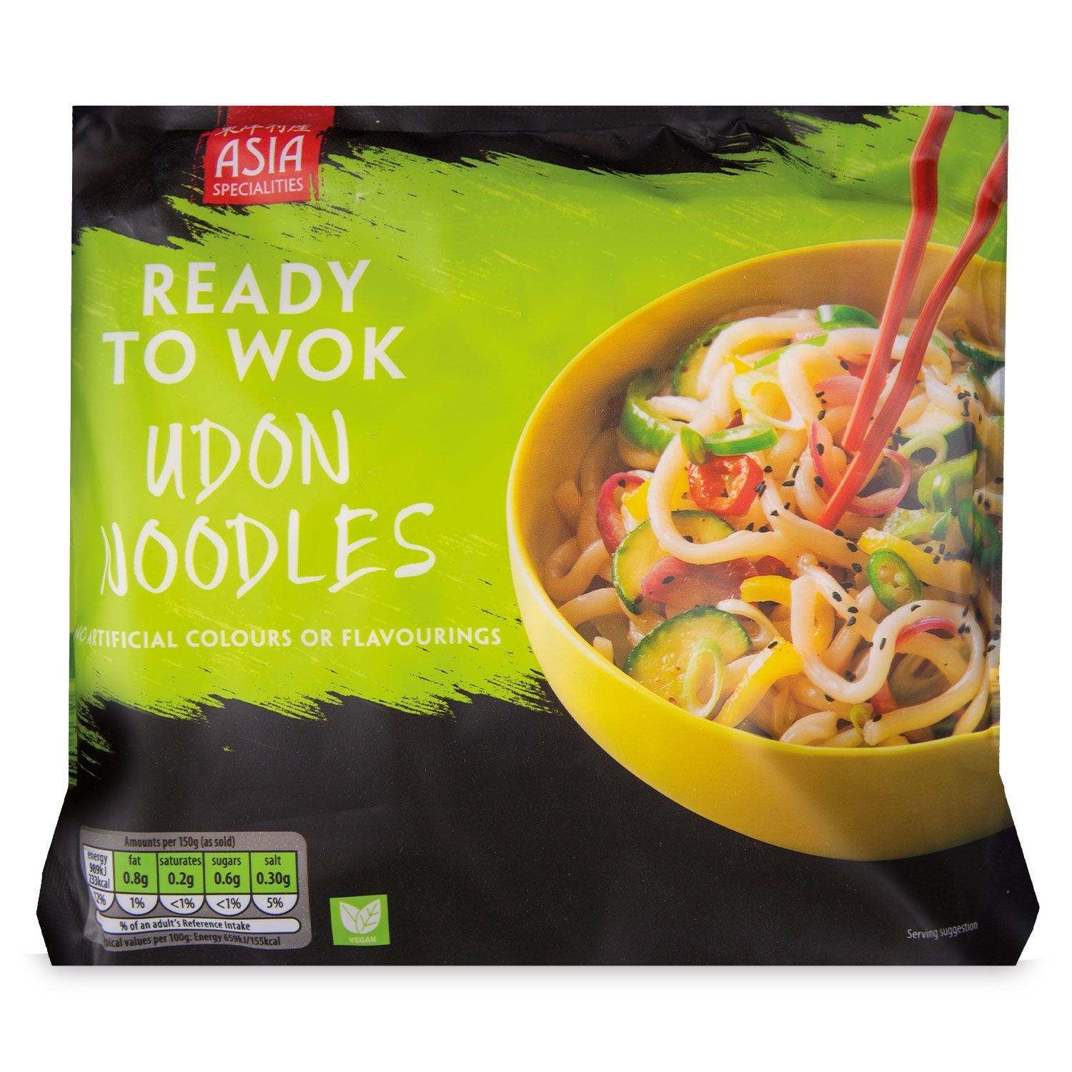 Asia Specialities Ready To Wok Udon Noodles 2x150g