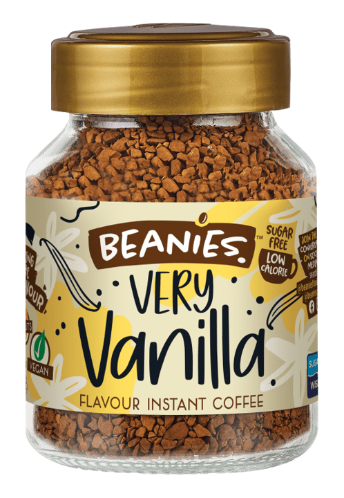 WSO - Beanies Very Vanilla Flavoured  Coffee 50g (6x50)
