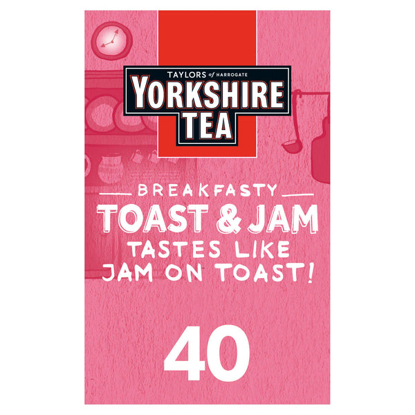 Taylors of Harrogate Yorkshire Tea Toast & Jam Brew Tea Bags x40 125g