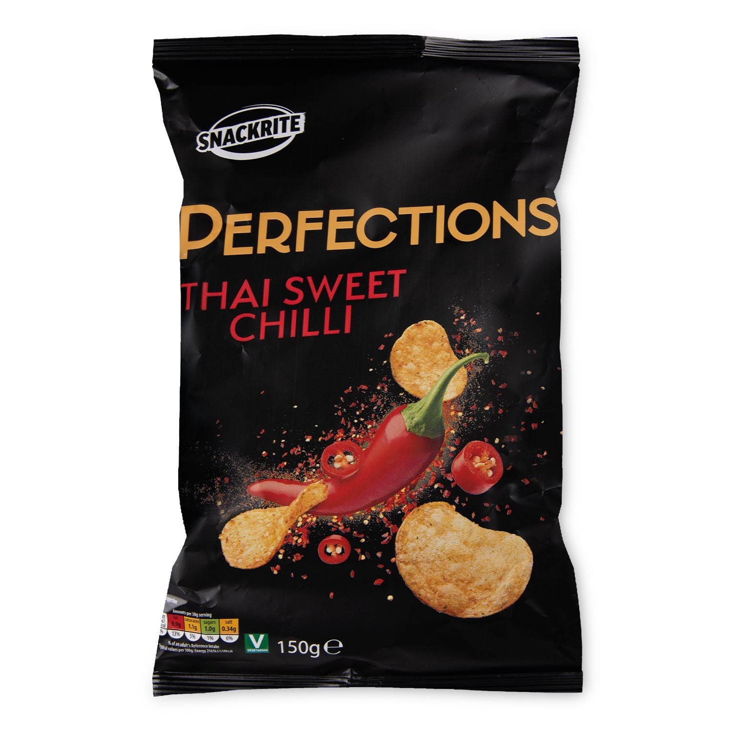 Snackrite Perfections Thai Sweet Chilli Crisps 150g