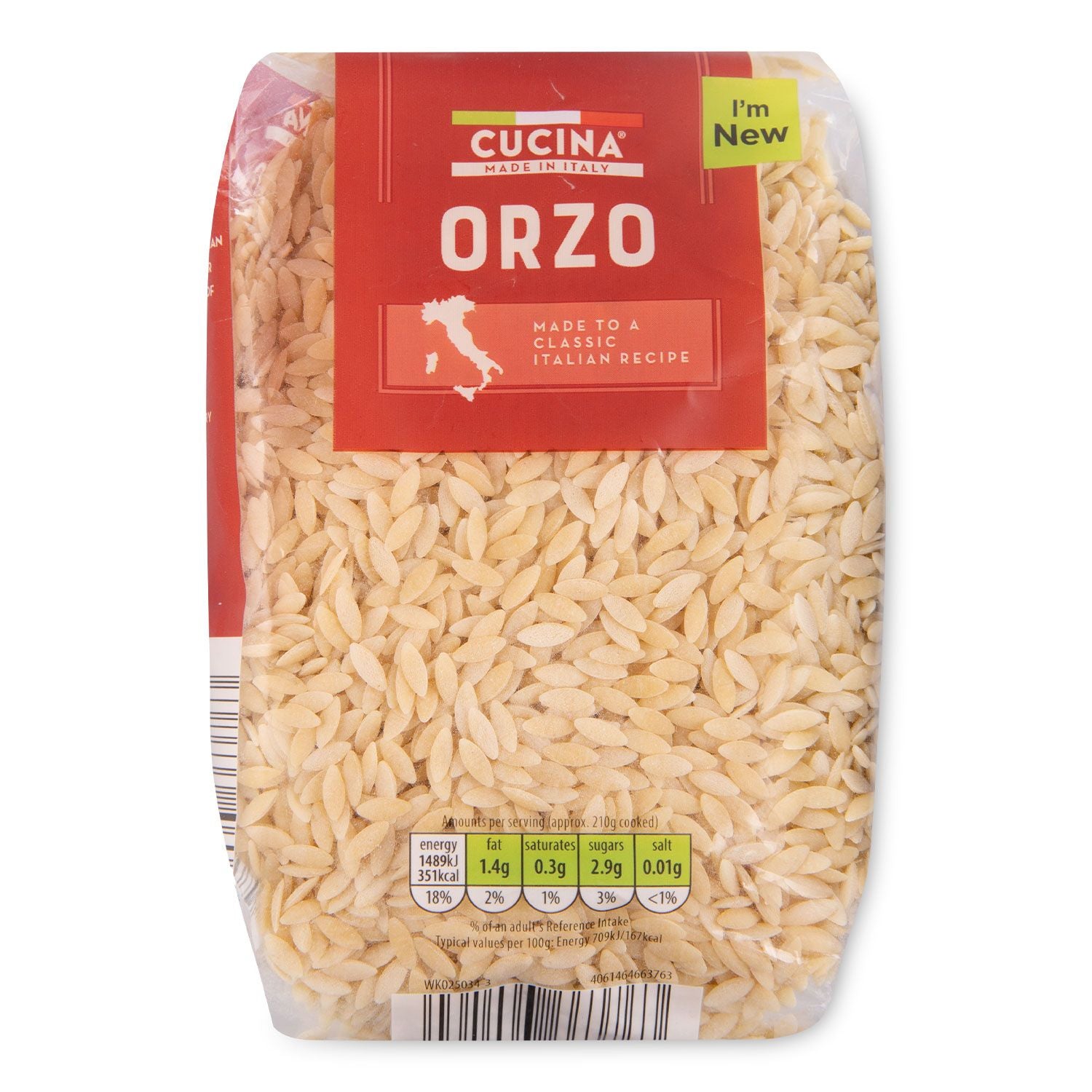 Cucina Orzo Pasta 500g