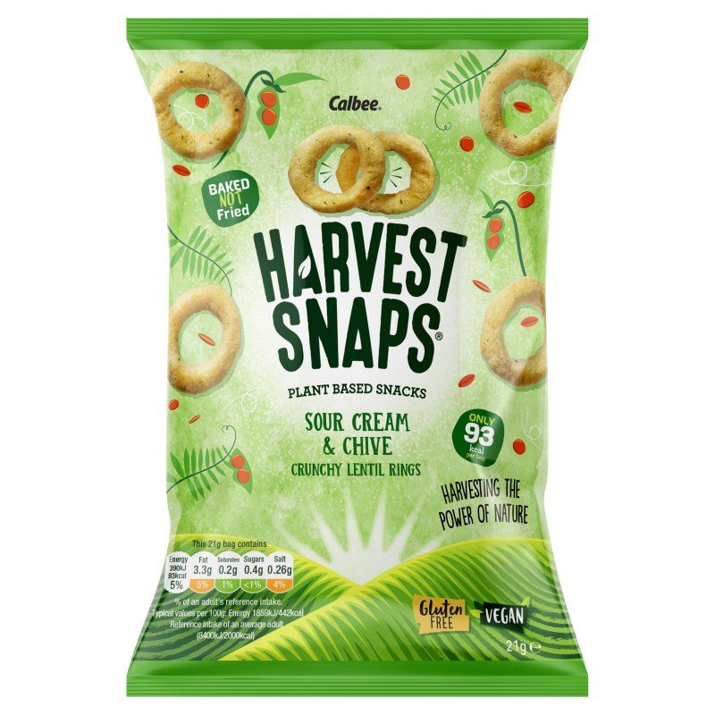 WSO- Harvest Snaps Sour Cream & Chives Lentil Rings (21gx24)