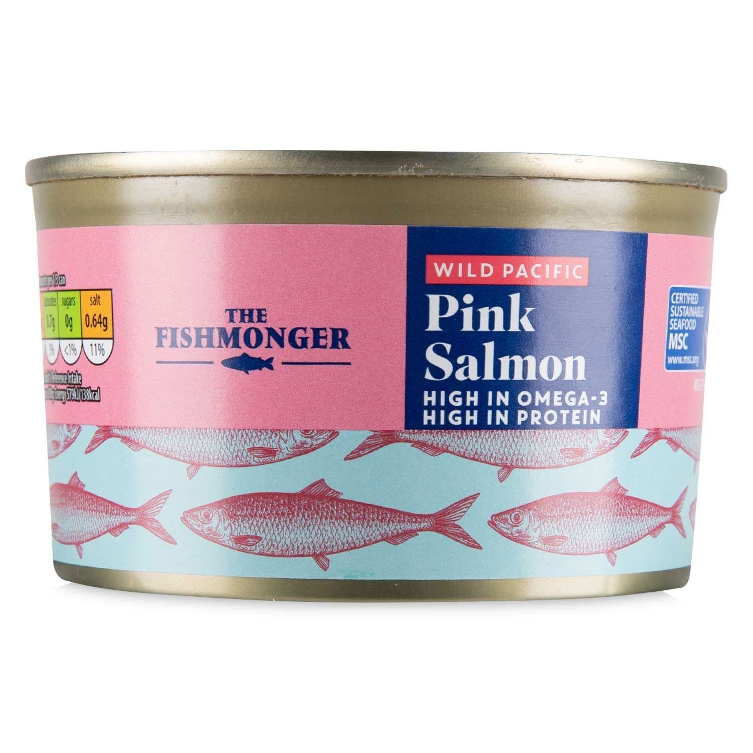 The Fishmonger Wild Pacific Pink Salmon 213g