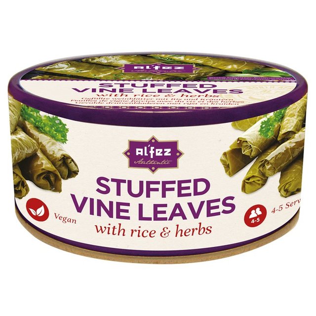 Al'Fez Stuffed Vine Leaves With Rice & Herbs 280g