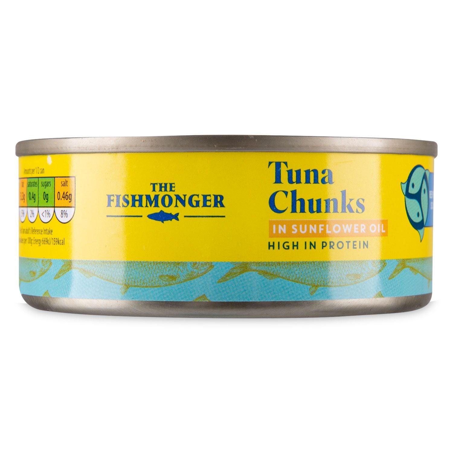 The Fishmonger Tuna Chunks In Sunflower Oil 145g (102g Drained)