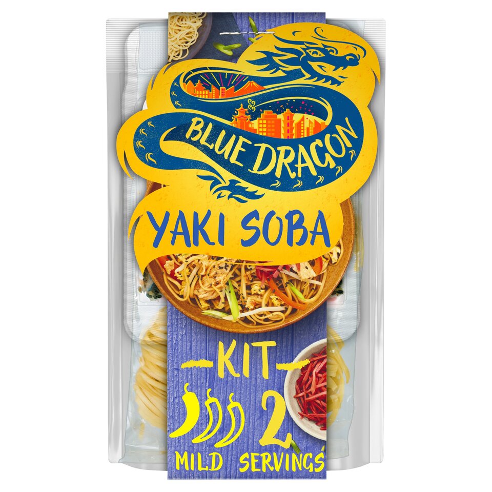 WSO - Blue Dragon Yaki Soba Noodle Kit 191G 1X4