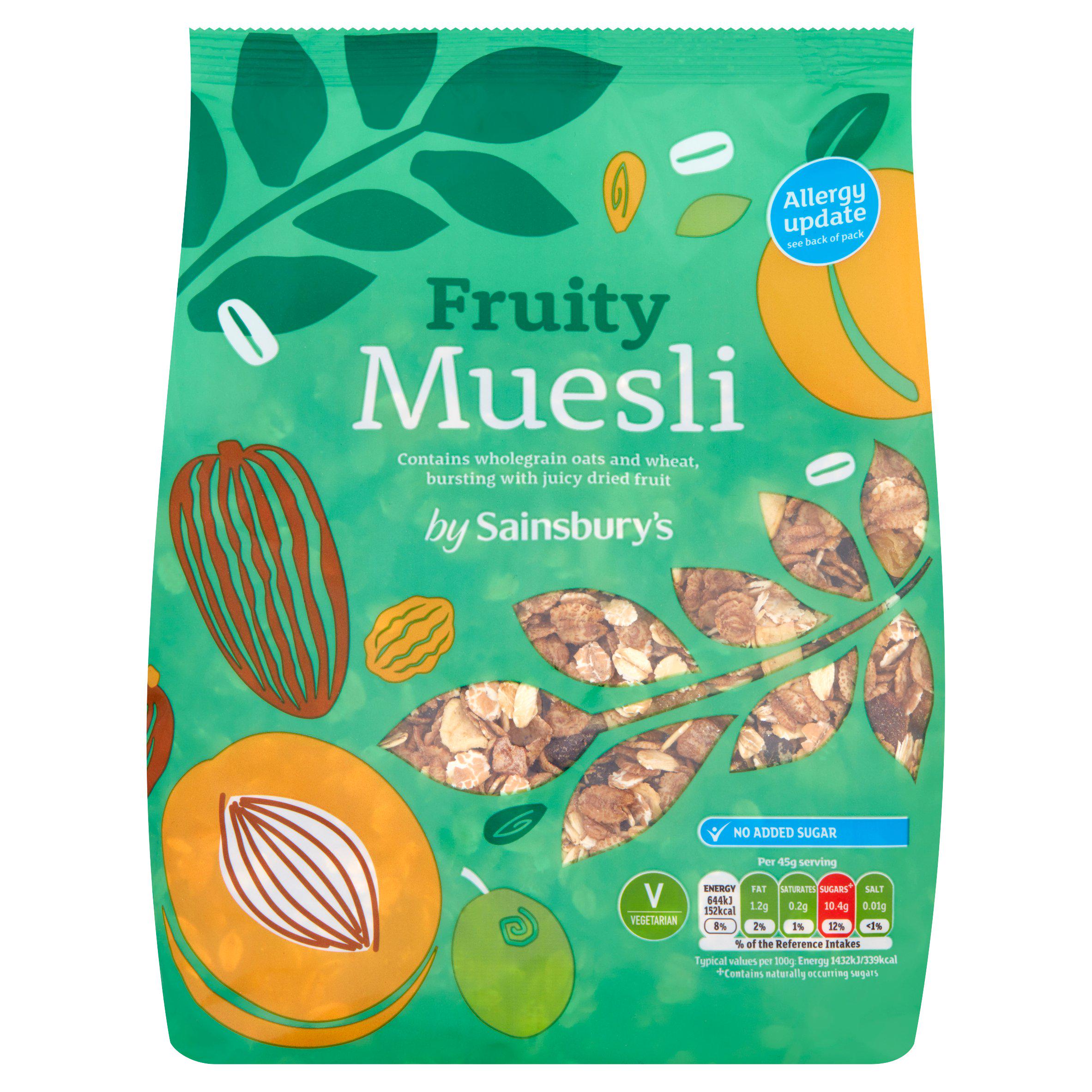 WSO - Sainsbury's Fruity Muesli 750g1x8