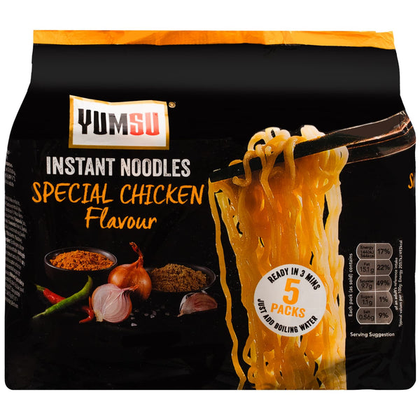 Yumsu Instant Noodles Special Chicken Flavour 70g x 5pk