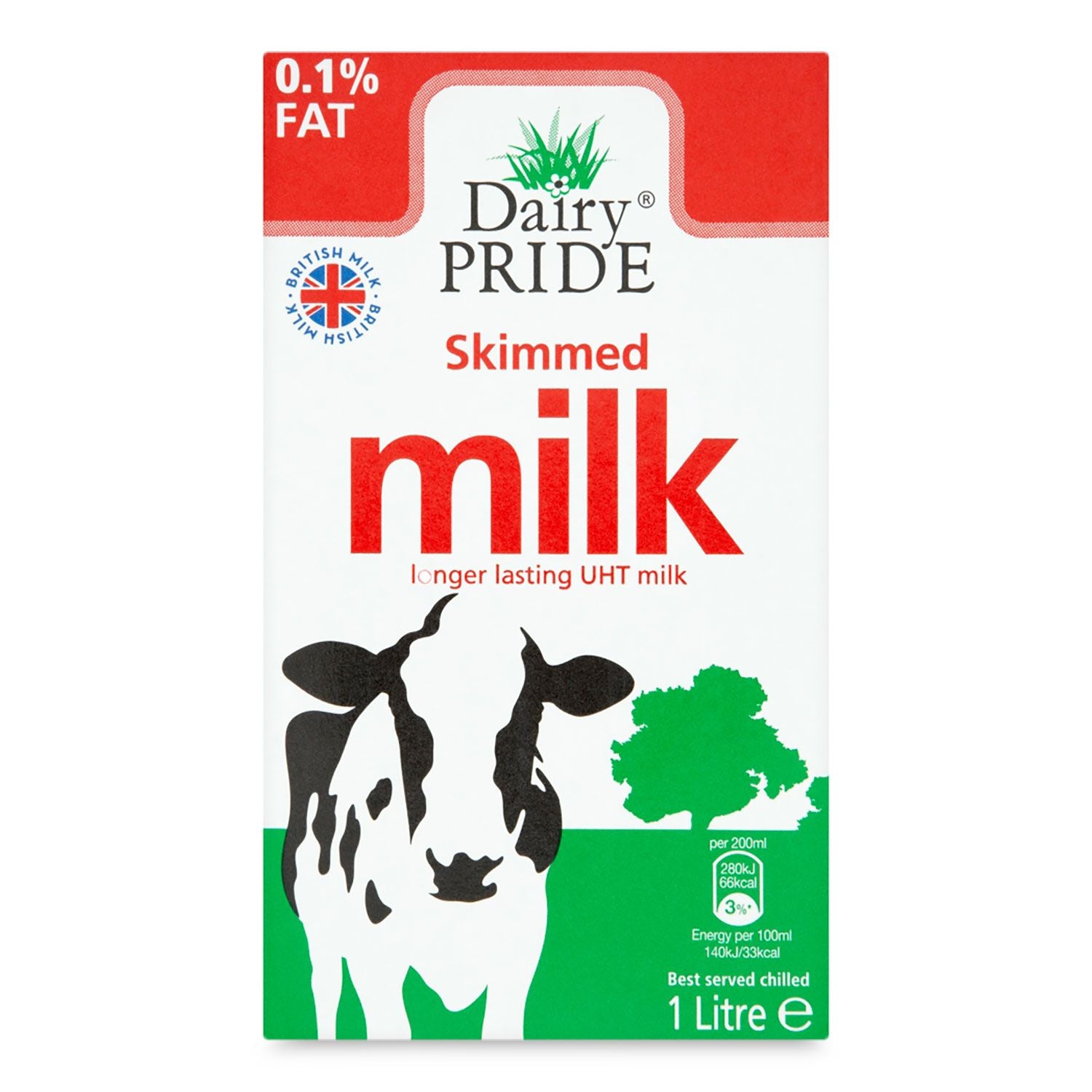 Dairy Pride Skimmed Milk 1l
