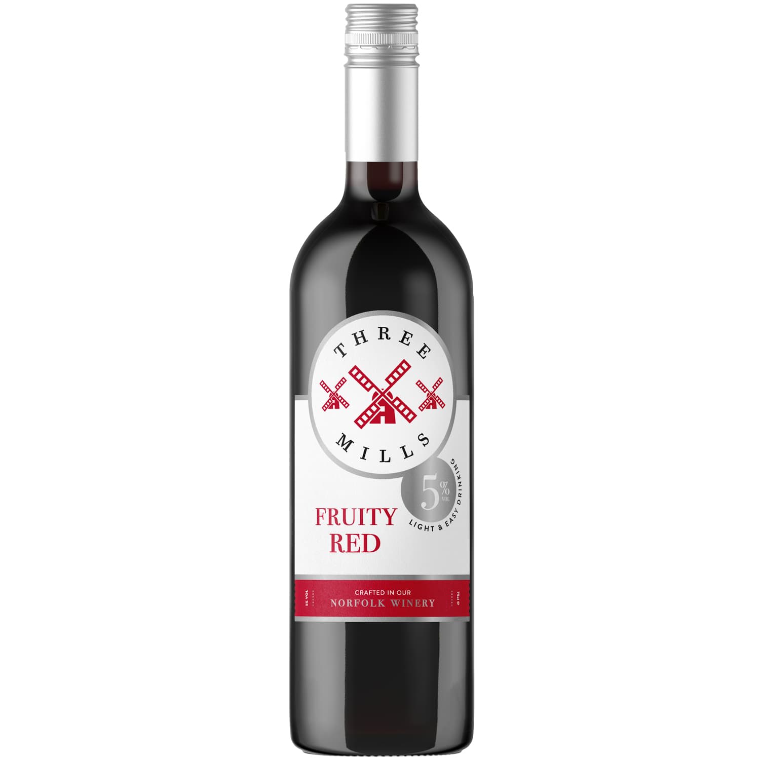 WSO - Three Mills 75cl - Fruity Red 1X12