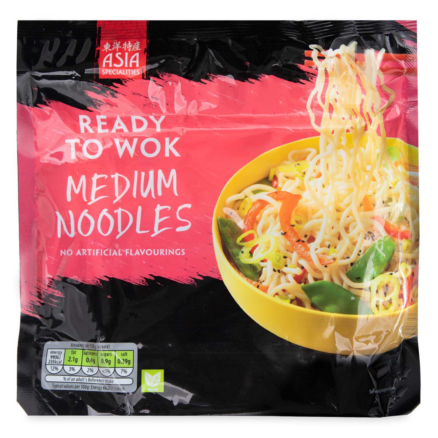 Asia Specialities Ready To Wok Medium Noodles 300g