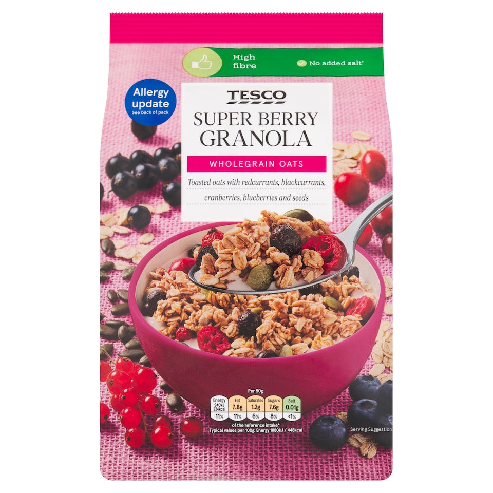 Tesco Superberry Granola 500G