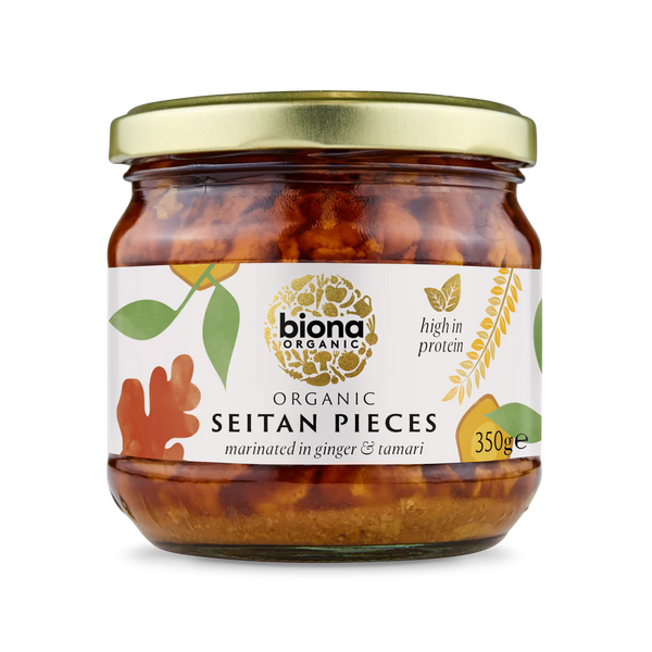Biona Organic SEITAN PIECES IN GINGER AND SOYA SAUCE 350g