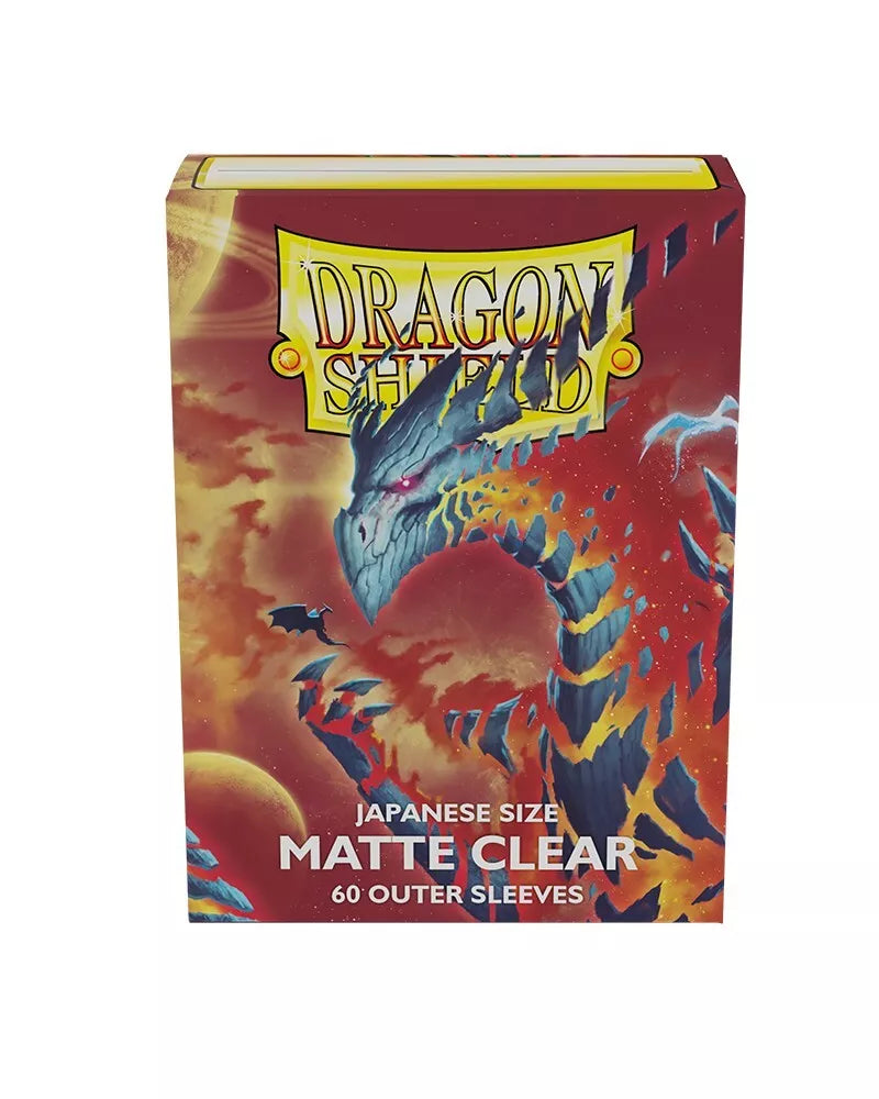 Dragon Shield - Japanese Size - Matte Clear Outer (60) Sleeves