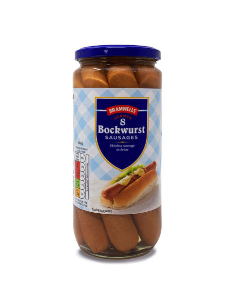 Bramwells Bockwurst Sausages 550g (360g Drained)