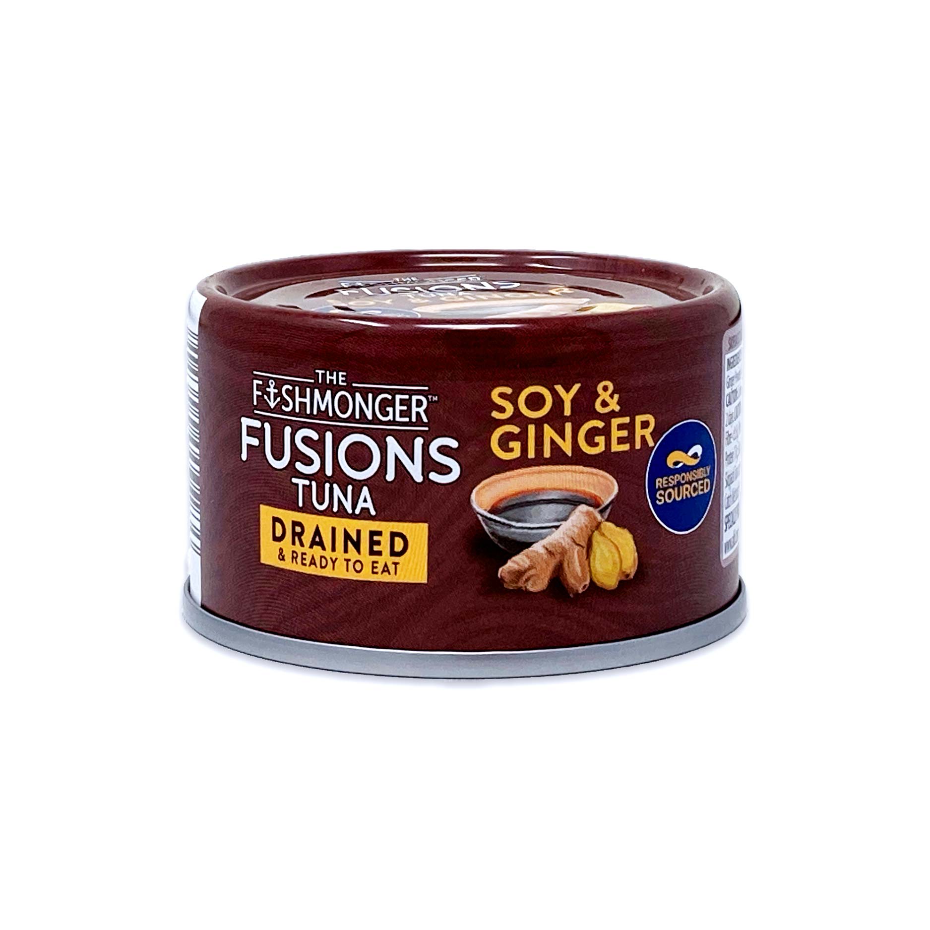 The Fishmonger Fusions Tuna With Extra Virgin Olive Oil, Soy And Ginger 80g